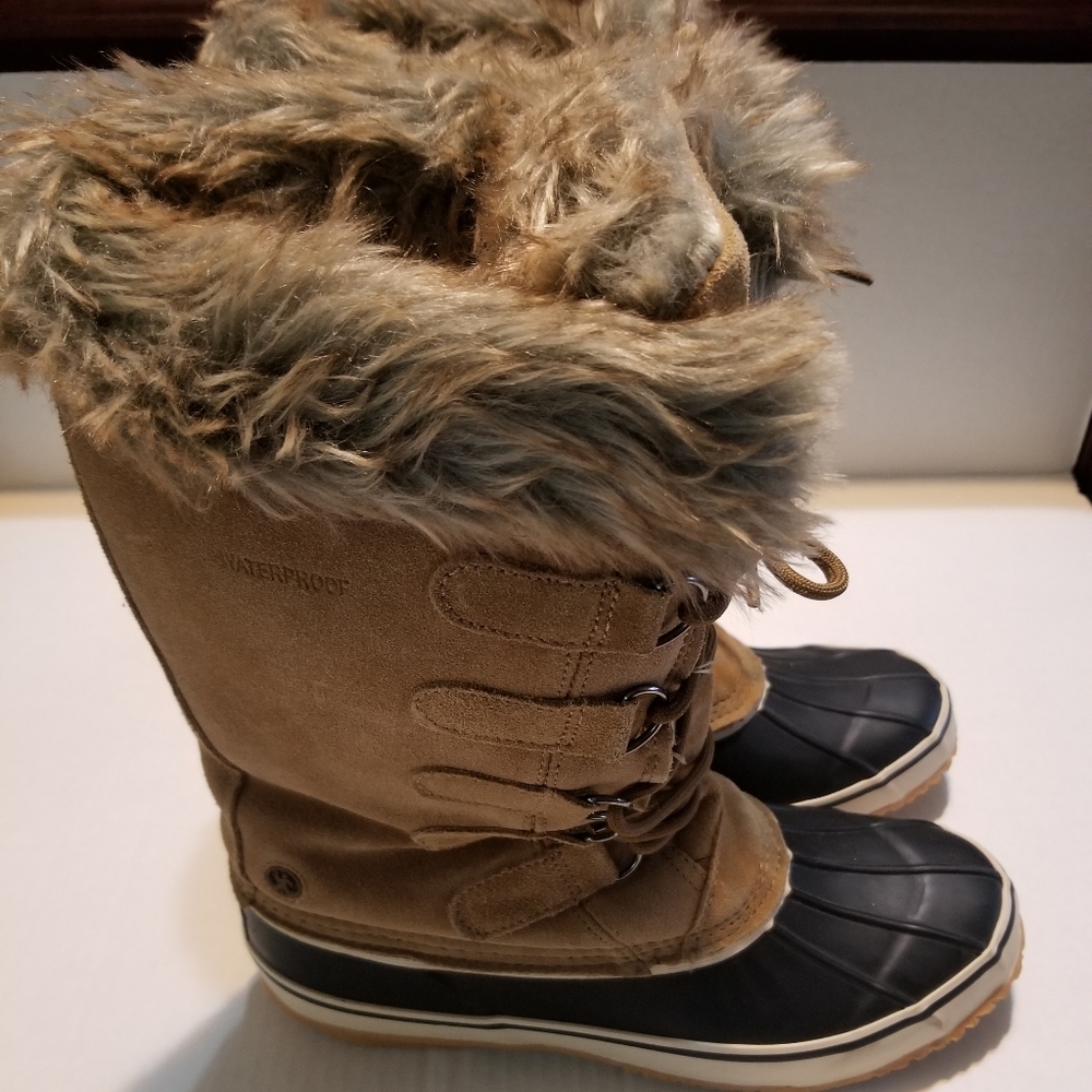 WOMEN'S FAUX NORTHSIDE WINTER BOOTS SZ.9 - Picture 3 of 8